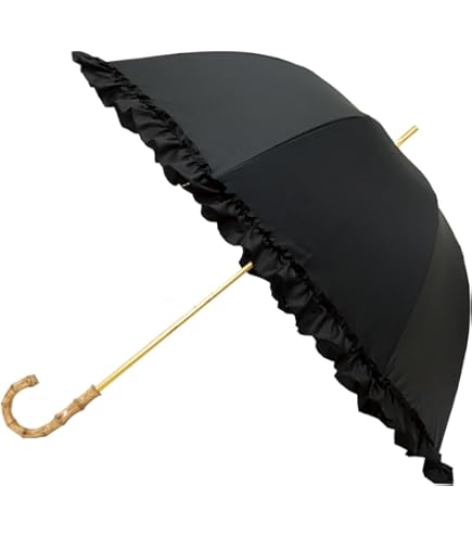 ネイビーとピンクの長傘 50%OFFセール】pitori「鳥かくれんぼ」/ レディース傘 雨傘 長傘